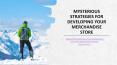 Mysterious Strategies for Developing Your Merchandise Store PowerPoint PPT Presentation