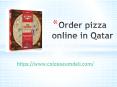 Pizza in Qatar PowerPoint PPT Presentation