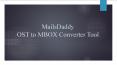 MailsDaddy OST to MBOX Converter Tool PowerPoint PPT Presentation