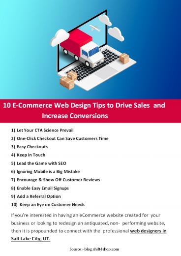 10 E-Commerce Web Design Tips to Drive Sales and Increase Conversions ...