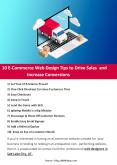 10 E-Commerce Web Design Tips to Drive Sales and Increase Conversions PowerPoint PPT Presentation