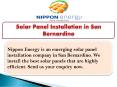 Solar Panel Installation in San Bernardino PowerPoint PPT Presentation