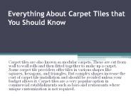 carpet tile installation