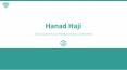 Hanad Haji - A Highly Collaborative Professional PowerPoint PPT Presentation