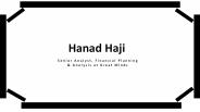 Hanad Haji - Highly Skilled in Developing Cross-functional Teams