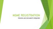 MSME | UDYAM Registration Process and Documents required .