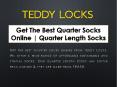 Get The Best Quarter Socks Online | Quarter Length Socks PowerPoint PPT Presentation