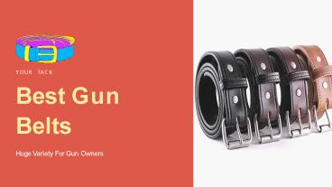 Best Gun Belts