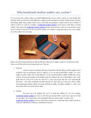 Handmade Leather Wallet (1)