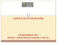 apple watch bands