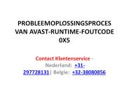 AVAST RUNTIME FOUTCODE 0X5 PROBLEEMOPLOSSING Methode