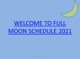 Full Moon Schedule 2021 PowerPoint PPT Presentation