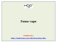Fume vape