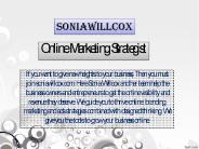 Soniawillcox - Online Marketing Strategist Switzerland