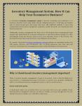 Inventory Management System - How It Can Help Your Ecommerce Business PowerPoint PPT Presentation
