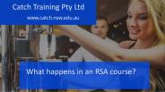 What happens in an RSA course?