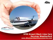 DFW Airport Black Limo Cars Services Weatherford
