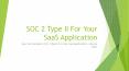 How Can We Help In SOC 2 Type II For Your SaaS Application | Ampcus Cyber PowerPoint PPT Presentation