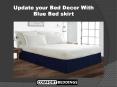 Update your Bed Decor With Blue Bed skirt PowerPoint PPT Presentation