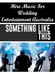 Hire Music For Wedding Entertainment Australia