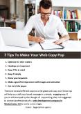 7 Tips To Make Your Web Copy Pop PowerPoint PPT Presentation