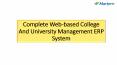 Web-based University Management System | University Management ERP System | University ERP Software PowerPoint PPT Presentation
