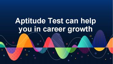 Aptitude Test can help you in career growth