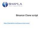 Binance clone from experts