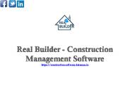 Real Estate Management Software | Builders ERP Software India