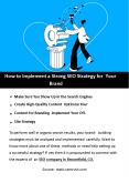 How To Implement a Strong SEO Strategy PowerPoint PPT Presentation