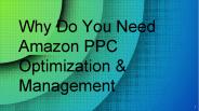 Why Do You Need Amazon PPC Optimization & Management