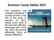 Summer Camp Safety 2021