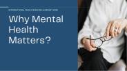 Why Mental Health Matters