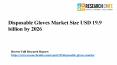 Disposable Gloves Market Size Worth USD 19.9 billion by 2026 PowerPoint PPT Presentation