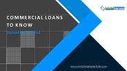 Commercial loans to know in Houston edition