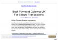 Best Payment Gateway UK For Secure Transactions PowerPoint PPT Presentation
