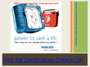 BLS Certification Ontario CA