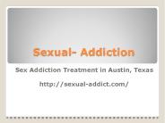 Sex Addiction Treatment