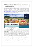 St Kitts and Nevis Citizenship by Investment Program in Dubai PowerPoint PPT Presentation