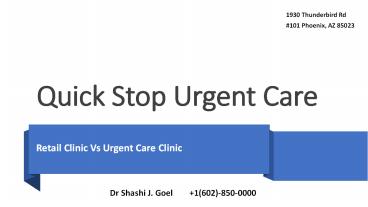 Retail Clinic Vs Urgent Care Clinic