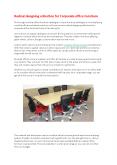 Radical Designing collection for corporate office furniture PowerPoint PPT Presentation