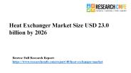 Heat Exchanger Market Overview