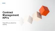 3 Contract Management KPI’s You Should Be Tracking