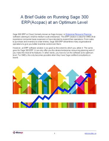 A Brief Guide on Running Sage 300 ERP(Accpac) at an Optimum Level ...