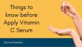When to the Apply Vitamin C Serum on Face PowerPoint PPT Presentation