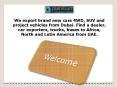 New Vehicles From Dubai | Car Export From Dubai | Dubai PowerPoint PPT Presentation