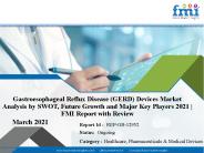 Gastroesophageal Reflux Disease (GERD) Devices Market 2021: Growth Review