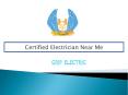 Certified Electrician Near Me PowerPoint PPT Presentation
