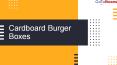 Cardboard Burger Boxes