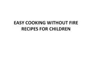 Fireless cooking recipes